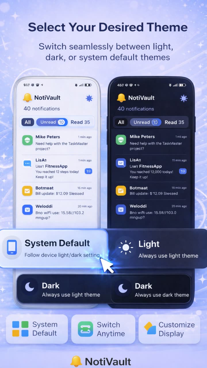 NotiVault notification history