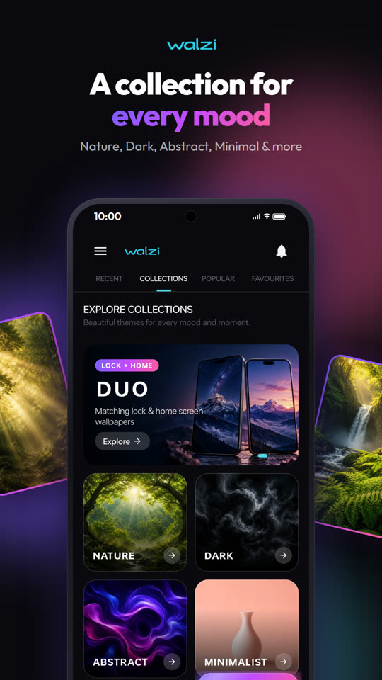 Walzi — wallpaper collections for every mood
